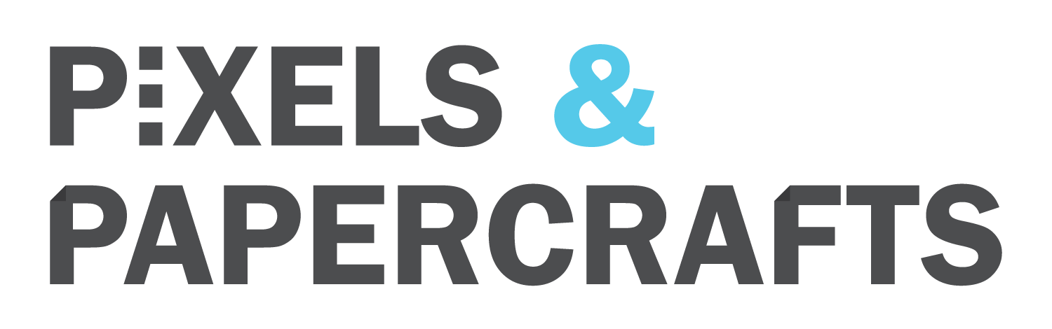 Pixels and Papercrafts Logo