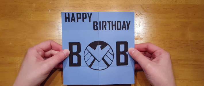 Marvel Agents of Shield Hydra Birthday Card