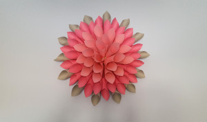 paper craft dahlia flower